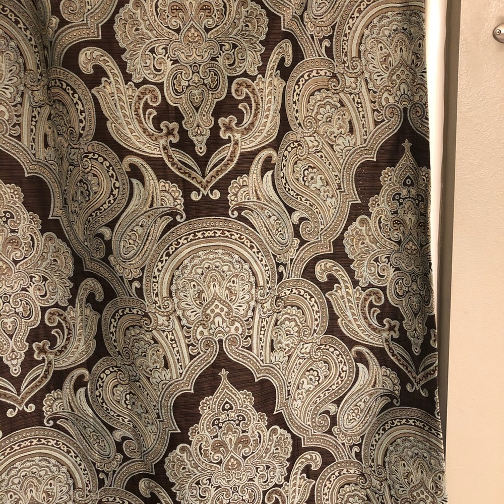 Paisley shower curtain